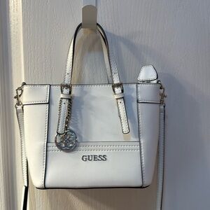 Small White Guess Purse